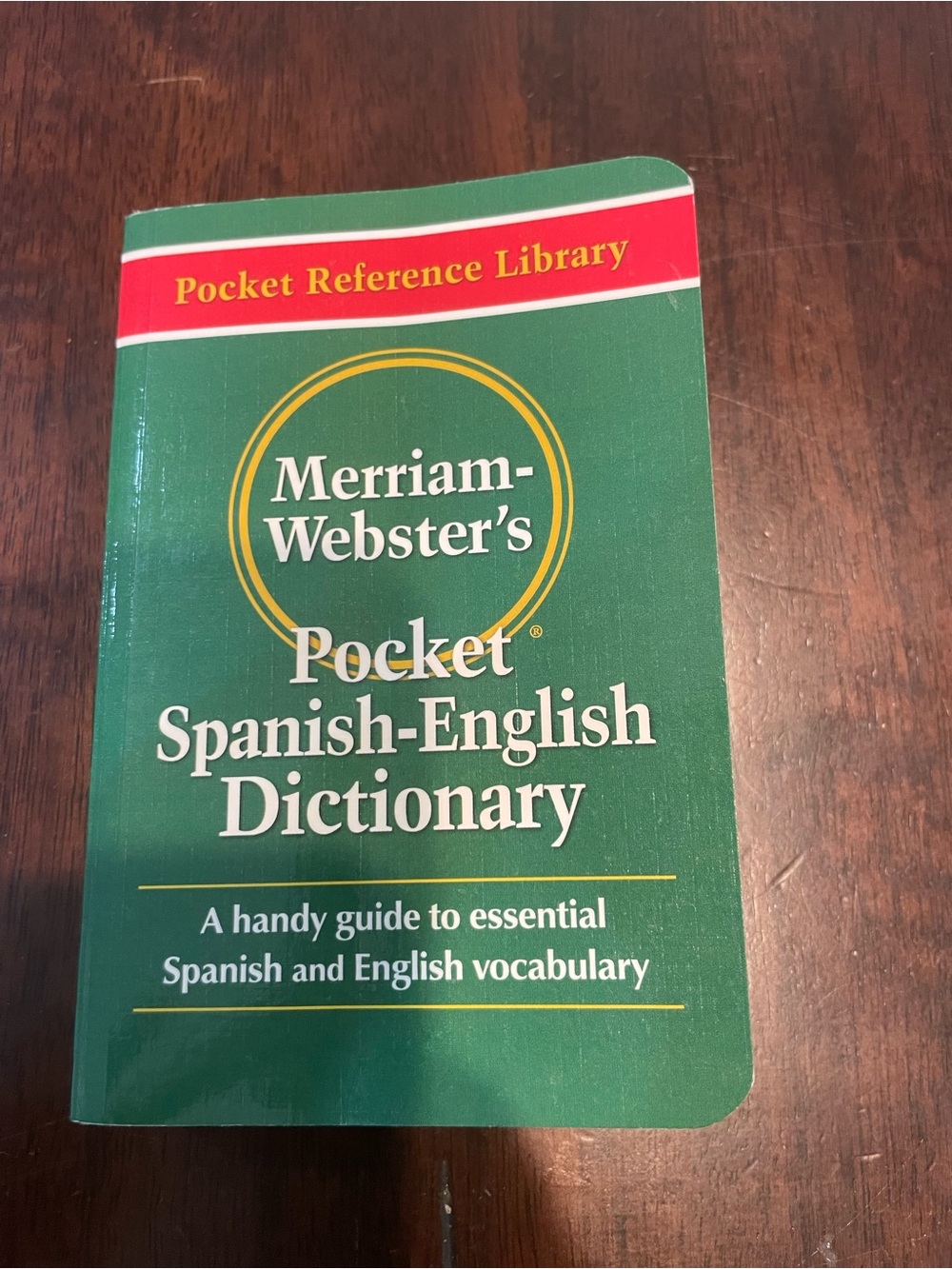 Merriam Websters Pocket Spanish-English Dictionary - Green